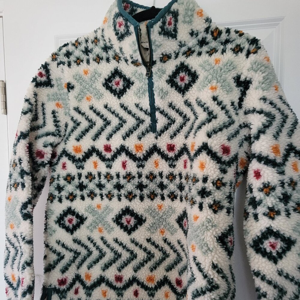 LL Bean women's signature sherpa fleece